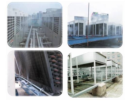 空調(diào)室外機噴霧降溫